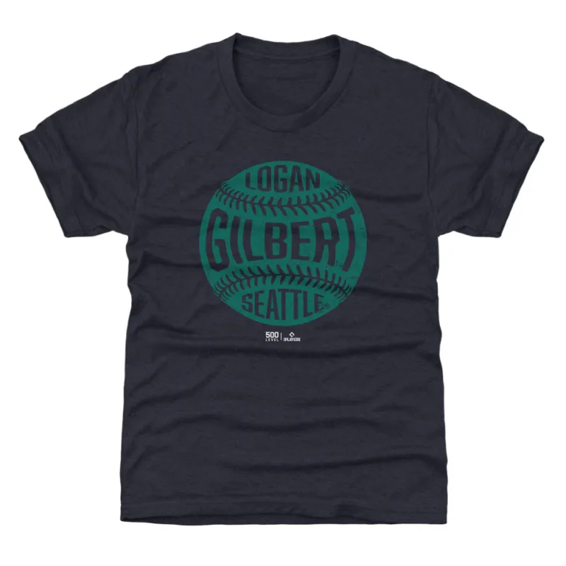 Logan Gilbert Seattle Vintage Baseball WHT sold by 500 Level