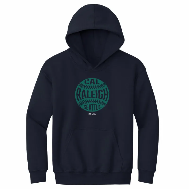 Cal Raleigh Seattle Vintage Baseball WHT sold by 500 Level