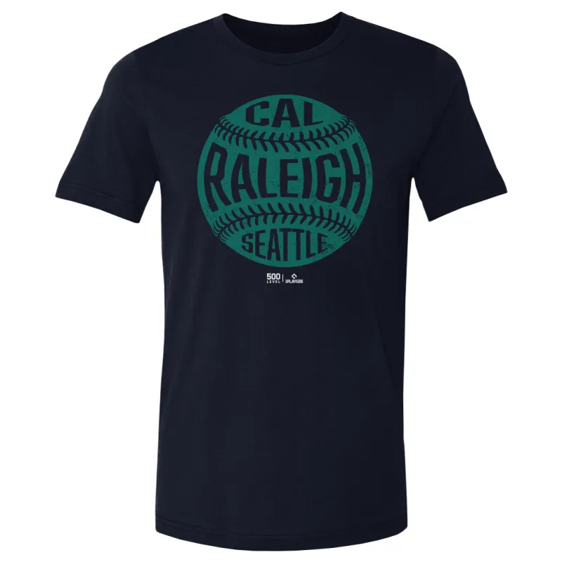 Cal Raleigh Seattle Vintage Baseball WHT sold by 500 Level