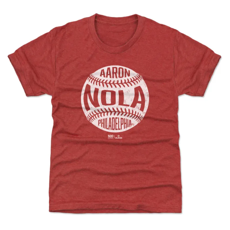 Aaron Nola Philadelphia Vintage Baseball WHT sold by 500 Level