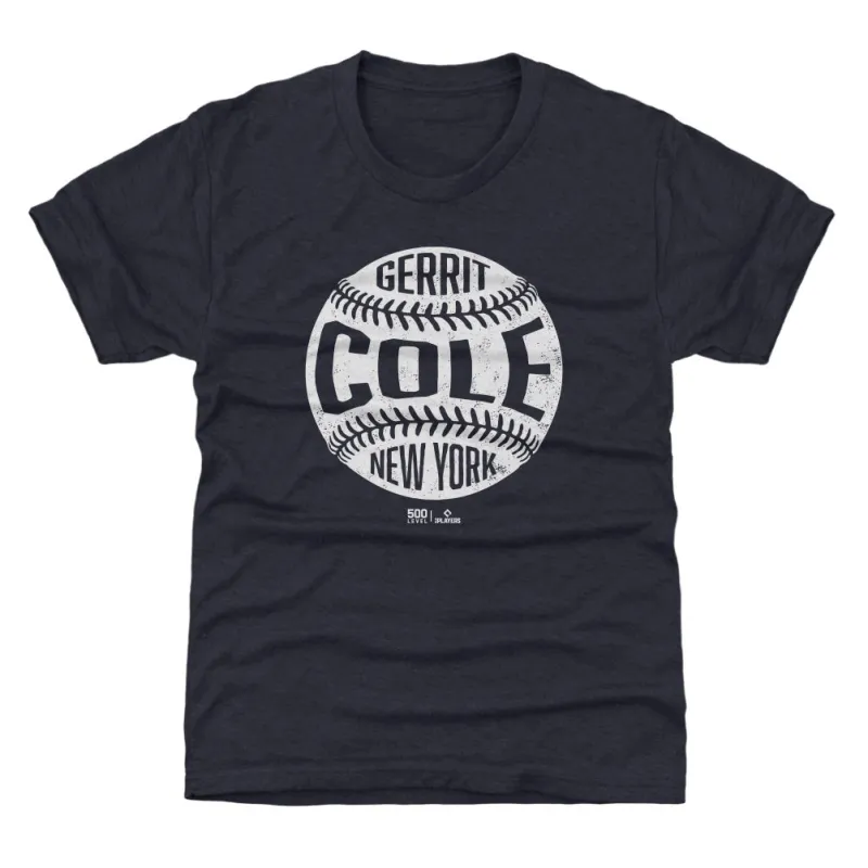Gerrit Cole New York Y Vintage Baseball WHT sold by 500 Level