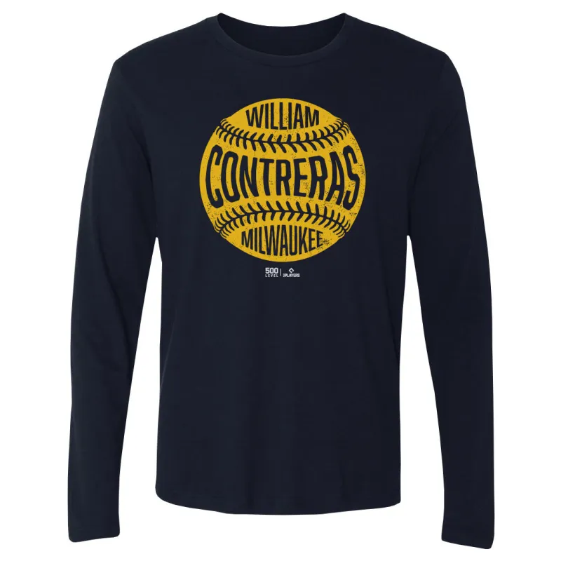 William Contreras Milwaukee Vintage Baseball WHT sold by 500 Level