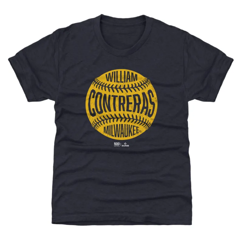 William Contreras Milwaukee Vintage Baseball WHT sold by 500 Level