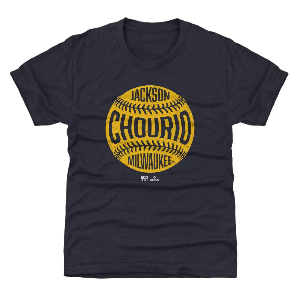 Jackson Chourio Milwaukee Vintage Baseball WHT sold by 500 Level