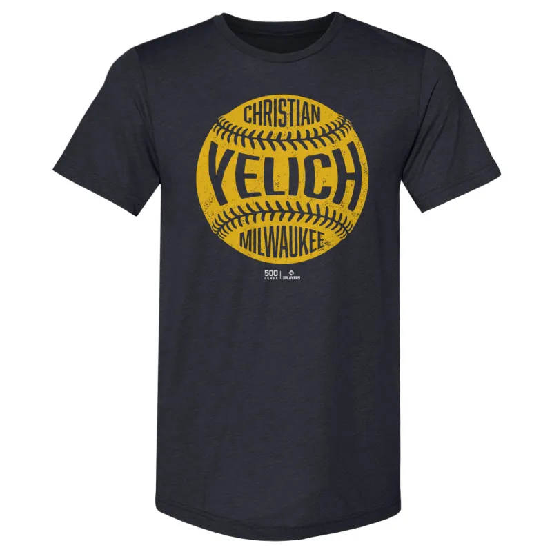 Christian Yelich Milwaukee Vintage Baseball WHT sold by 500 Level