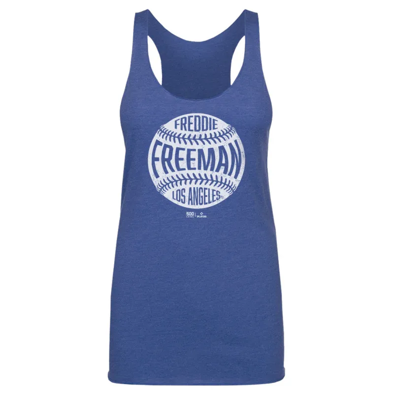 Freddie Freeman Los Angeles D Vintage Baseball WHT sold by 500 Level
