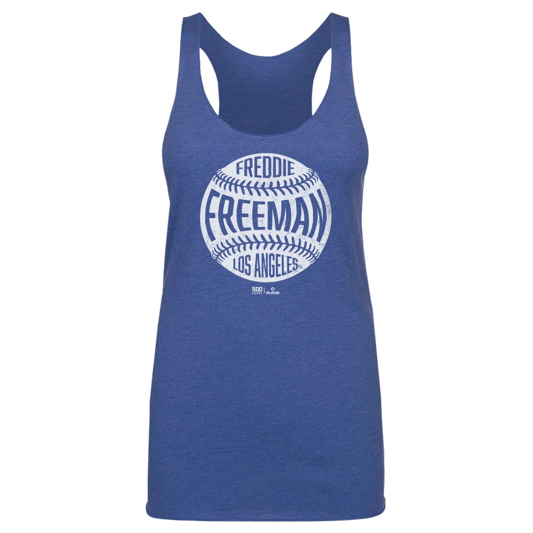 Freddie Freeman Los Angeles D Vintage Baseball WHT sold by 500 Level