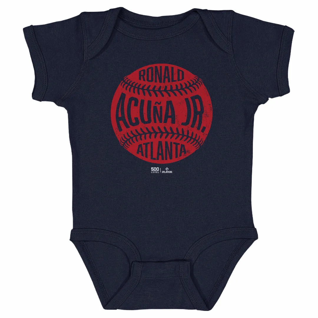 Ronald Acuna Jr. Atlanta Vintage Baseball WHT sold by 500 Level