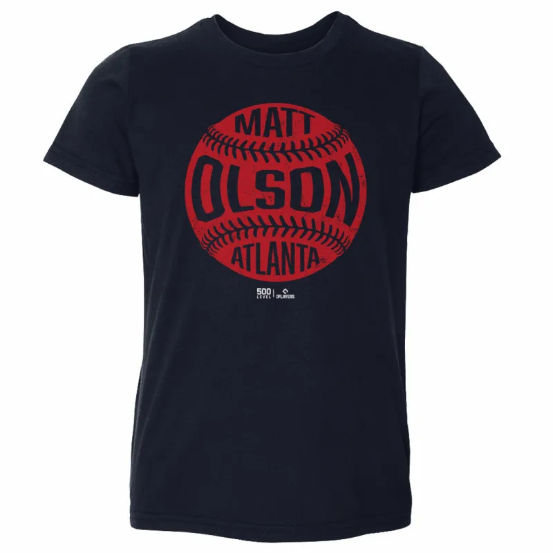 Matt Olson Atlanta Vintage Baseball WHT sold by 500 Level