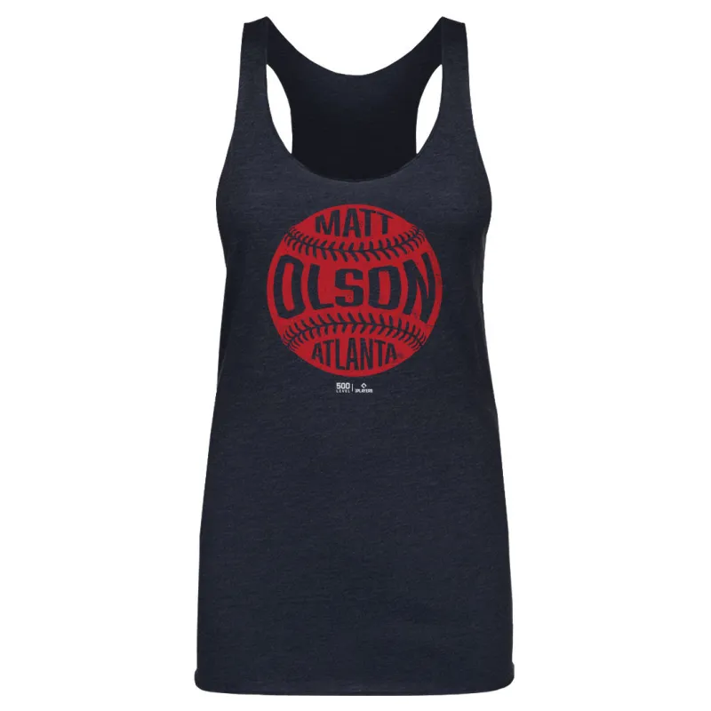 Matt Olson Atlanta Vintage Baseball WHT sold by 500 Level