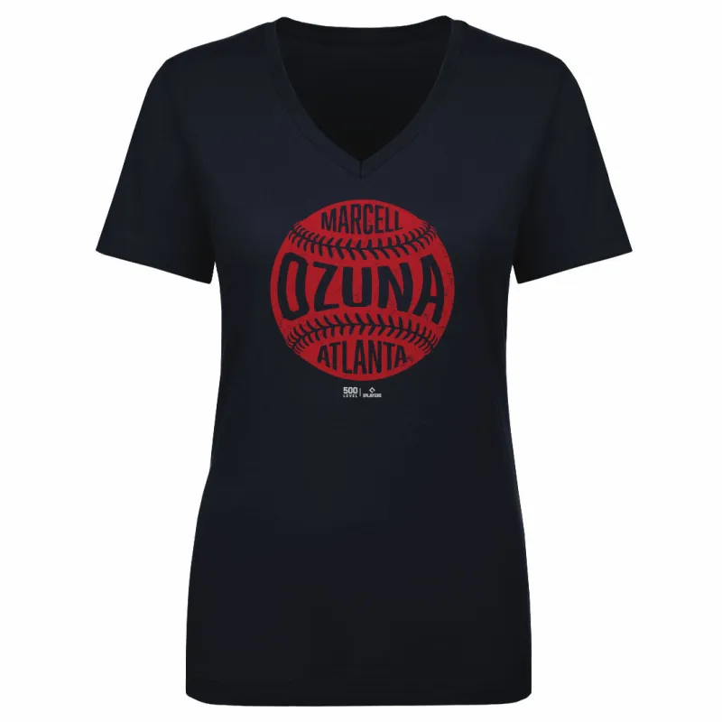 Marcell Ozuna Atlanta Vintage Baseball WHT sold by 500 Level