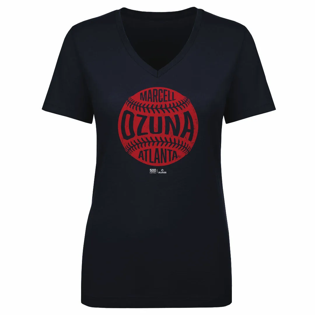 Marcell Ozuna Atlanta Vintage Baseball WHT sold by 500 Level