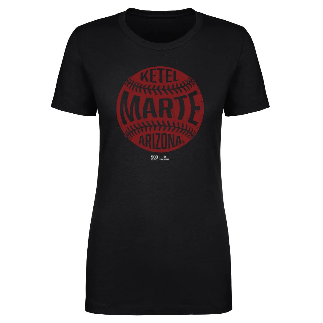 Ketel Marte Arizona Vintage Baseball WHT sold by 500 Level