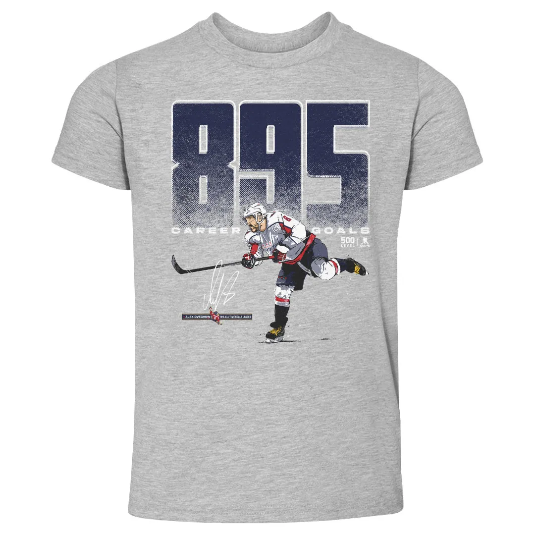 Alex Ovechkin Washington Capitals 895 Career Goals Bold WHT sold by 500 Level product image thumbnail 2
