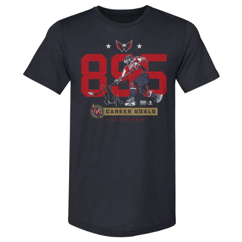 Alex Ovechkin Washington Capitals 895 Career Goals Number WHT sold by 500 Level