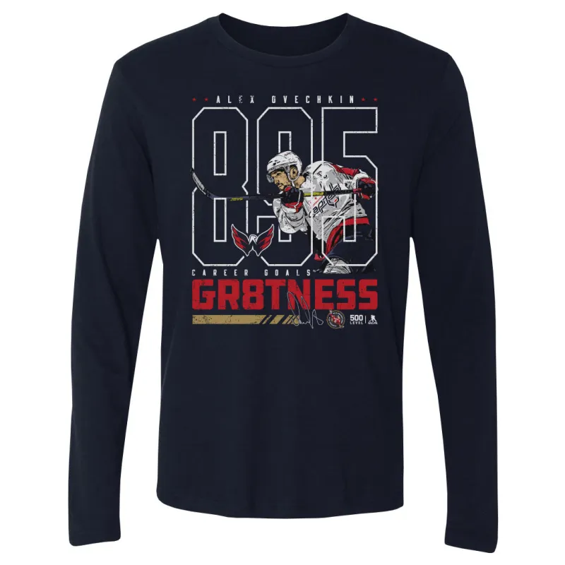 Alex Ovechkin Washington Capitals 895 Career Goals Outline WHT sold by 500 Level