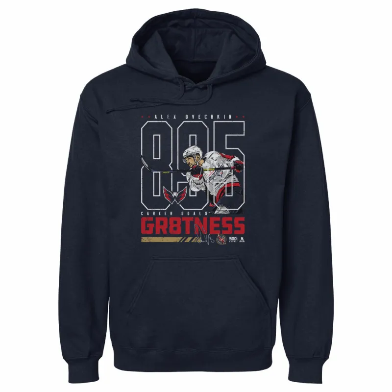 Alex Ovechkin Washington Capitals 895 Career Goals Outline WHT sold by 500 Level
