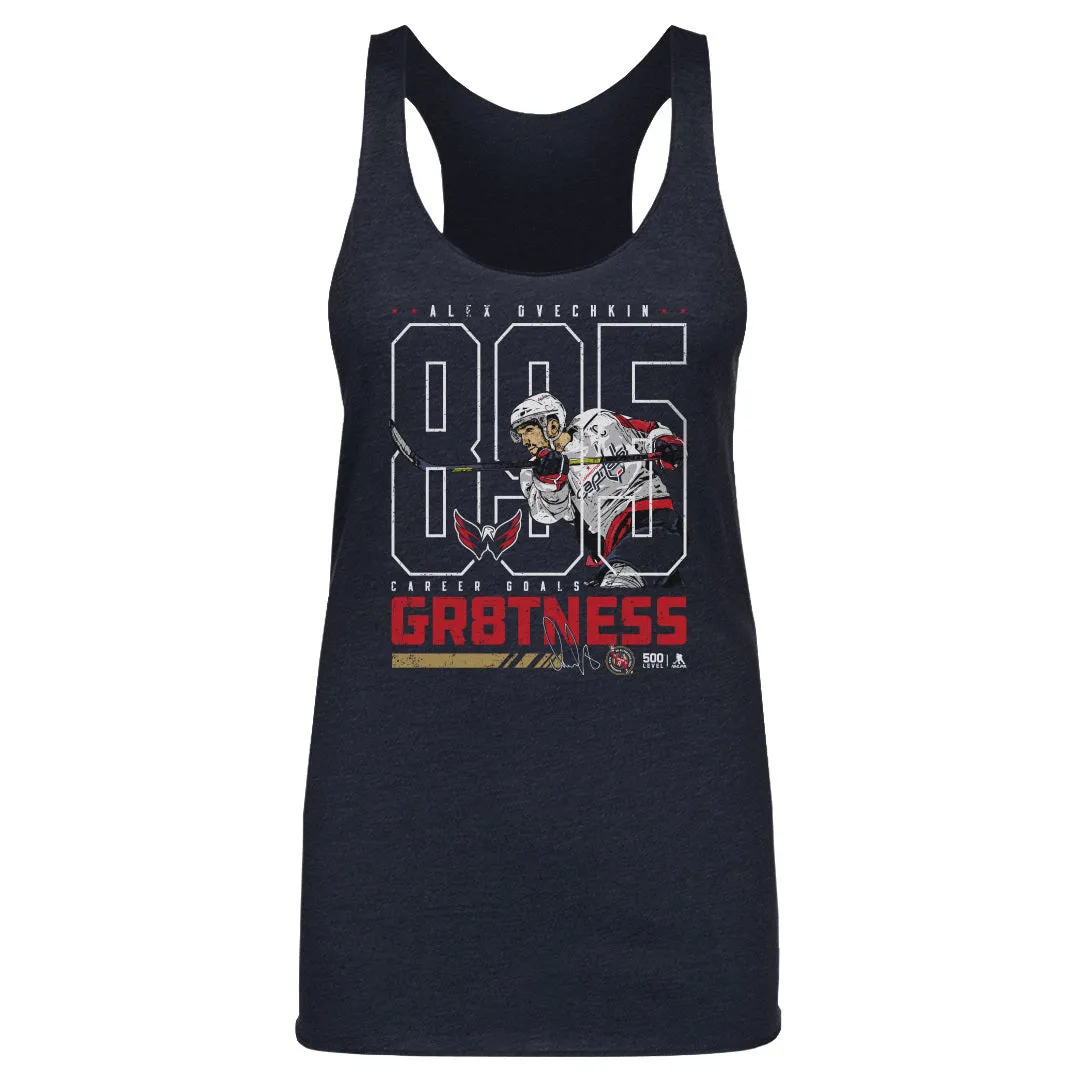 Alex Ovechkin Washington Capitals 895 Career Goals Outline WHT sold by 500 Level