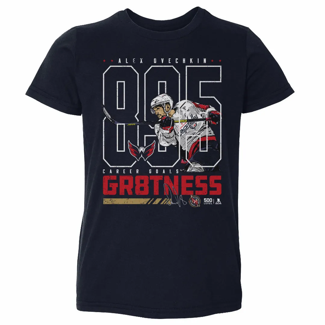 Alex Ovechkin Washington Capitals 895 Career Goals Outline WHT sold by 500 Level