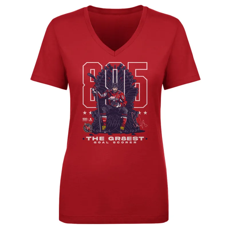 Alex Ovechkin Washington Capitals 895 Career Goals Throne WHT sold by 500 Level