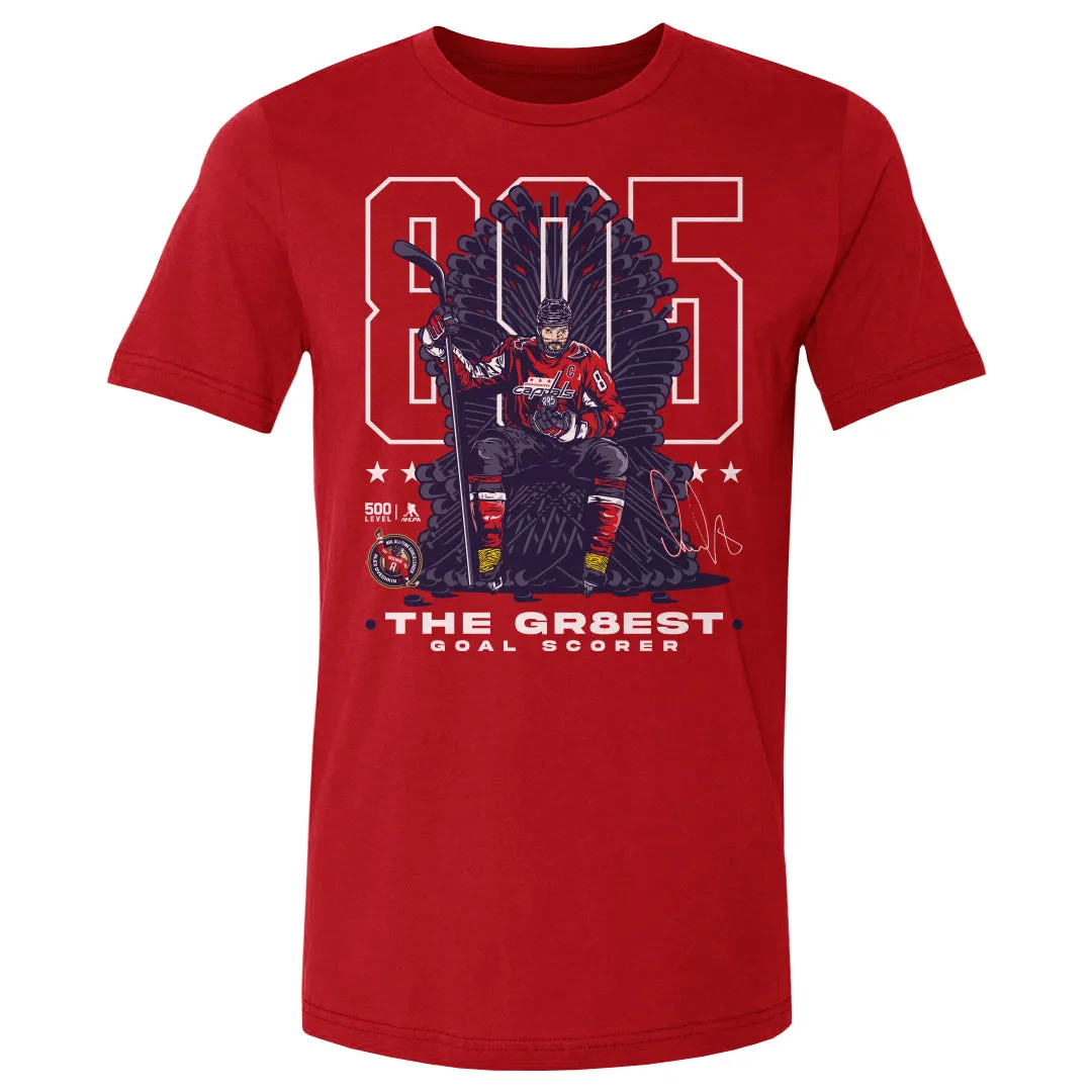Alex Ovechkin Washington Capitals 895 Career Goals Throne WHT sold by 500 Level product image thumbnail 2