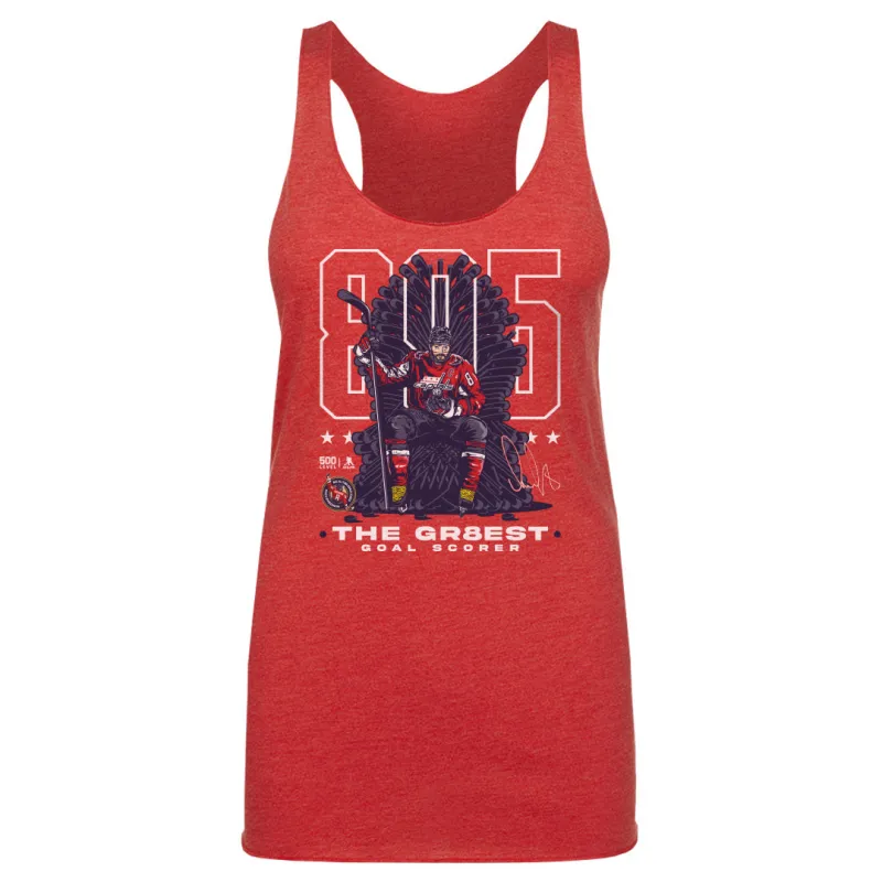 Alex Ovechkin Washington Capitals 895 Career Goals Throne WHT sold by 500 Level