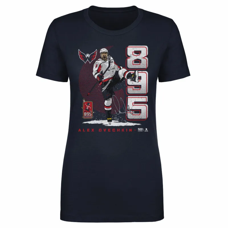 Alex Ovechkin Washington Capitals 895 Career Goals Vertical WHT sold by 500 Level