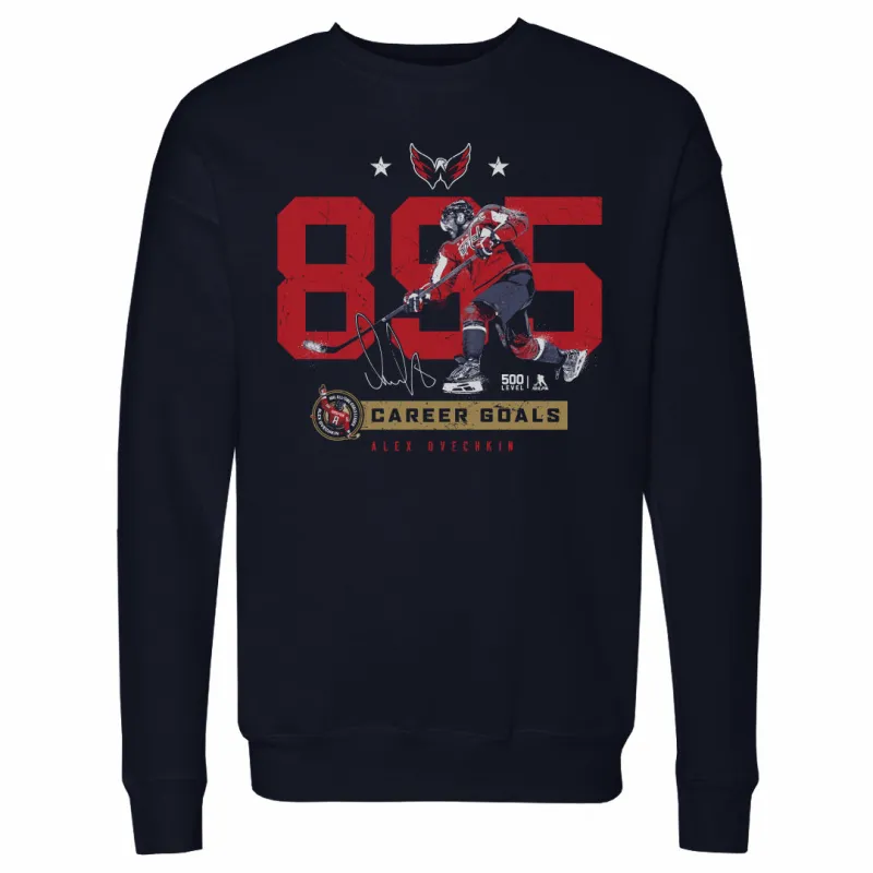 Alex Ovechkin Washington Capitals 895 Career Goals Number WHT sold by 500 Level
