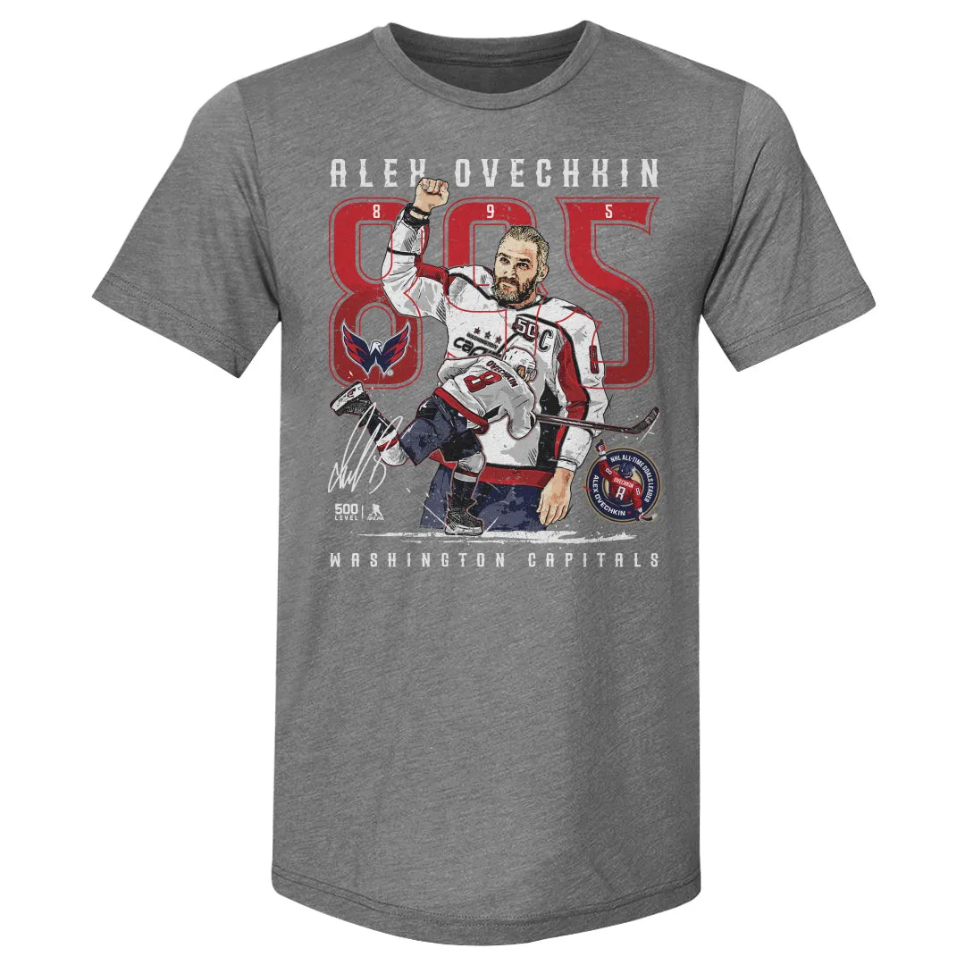 Alex Ovechkin Washington Capitals 895 Career Goals The Shot WHT sold by 500 Level