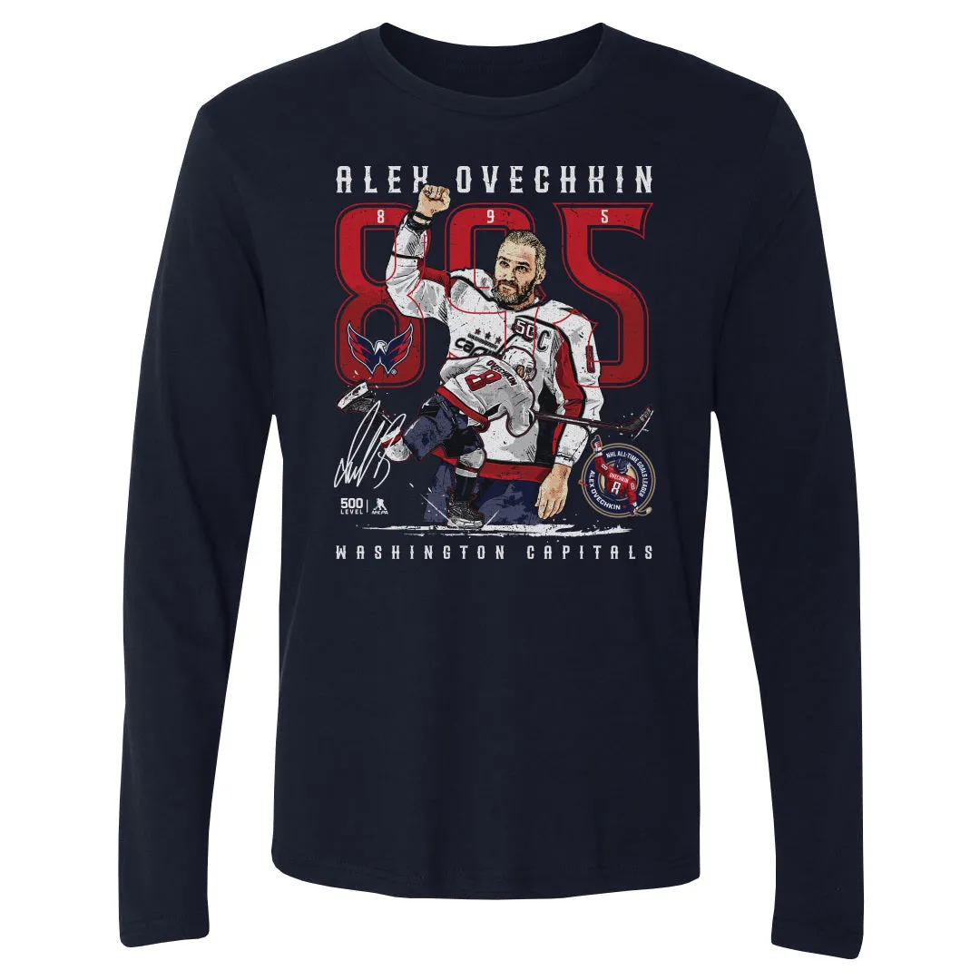 Alex Ovechkin Washington Capitals 895 Career Goals The Shot WHT sold by 500 Level product image thumbnail 2