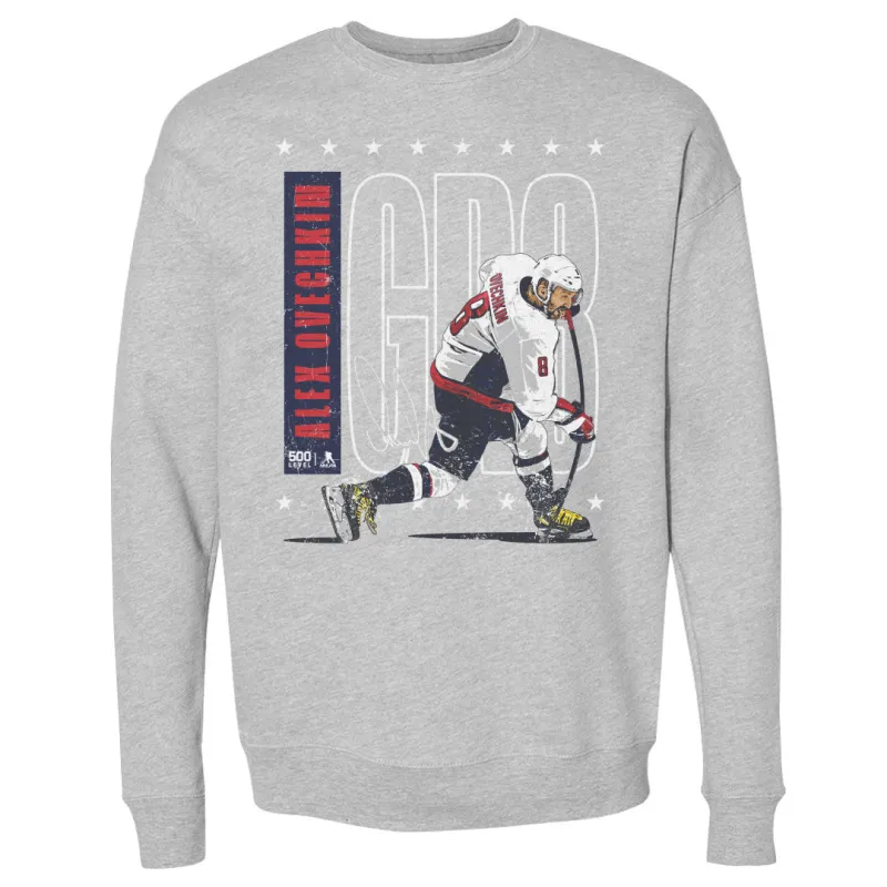 Alex Ovechkin Washington GR8 Outline WHT sold by 500 Level
