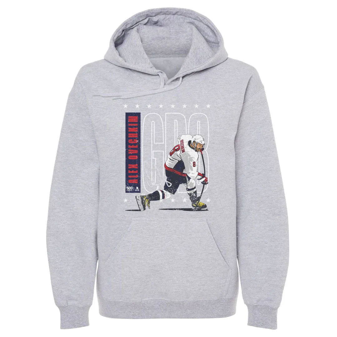 Alex Ovechkin Washington GR8 Outline WHT sold by 500 Level