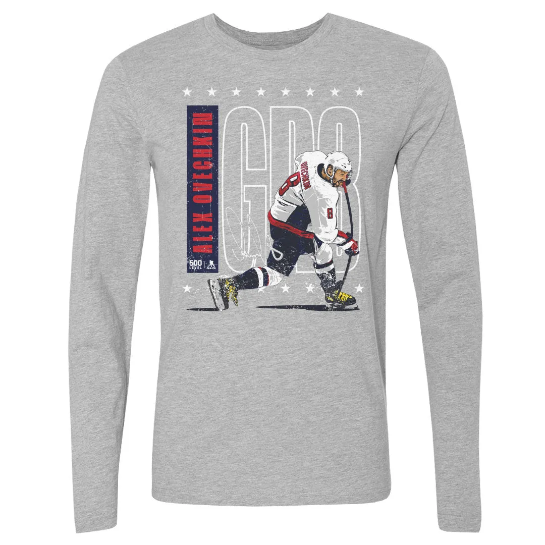 Alex Ovechkin Washington GR8 Outline WHT sold by 500 Level