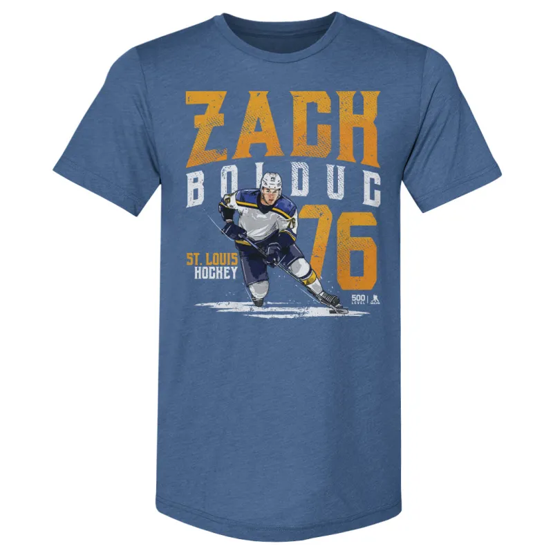 Zack Bolduc St. Louis Player Name WHT sold by 500 Level