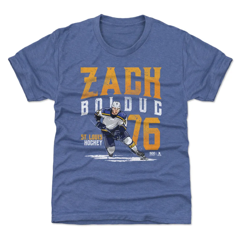 Zack Bolduc St. Louis Player Name WHT sold by 500 Level