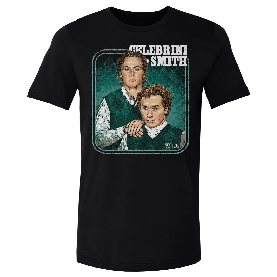 Macklin Celebrini & Will Smith San Jose Step Brothers WHT sold by 500 Level product image thumbnail 2