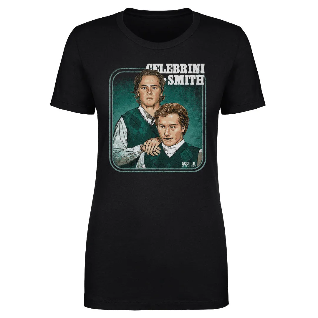 Macklin Celebrini & Will Smith San Jose Step Brothers WHT sold by 500 Level