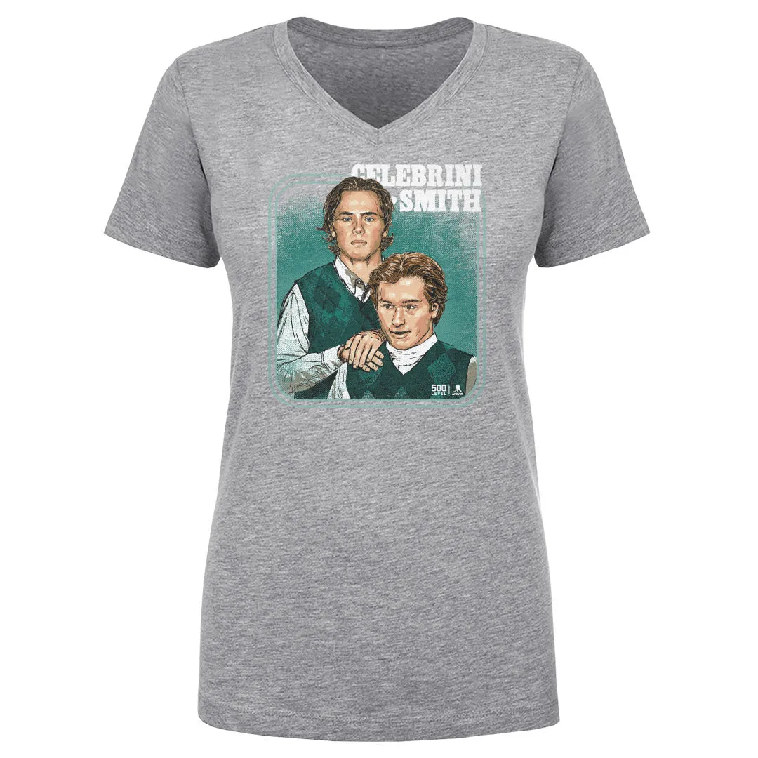 Macklin Celebrini & Will Smith San Jose Step Brothers WHT sold by 500 Level product image thumbnail 2