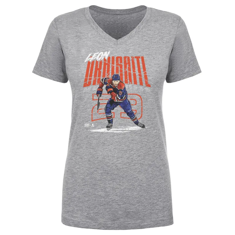 Leon Draisaitl Edmonton Player Name WHT sold by 500 Level