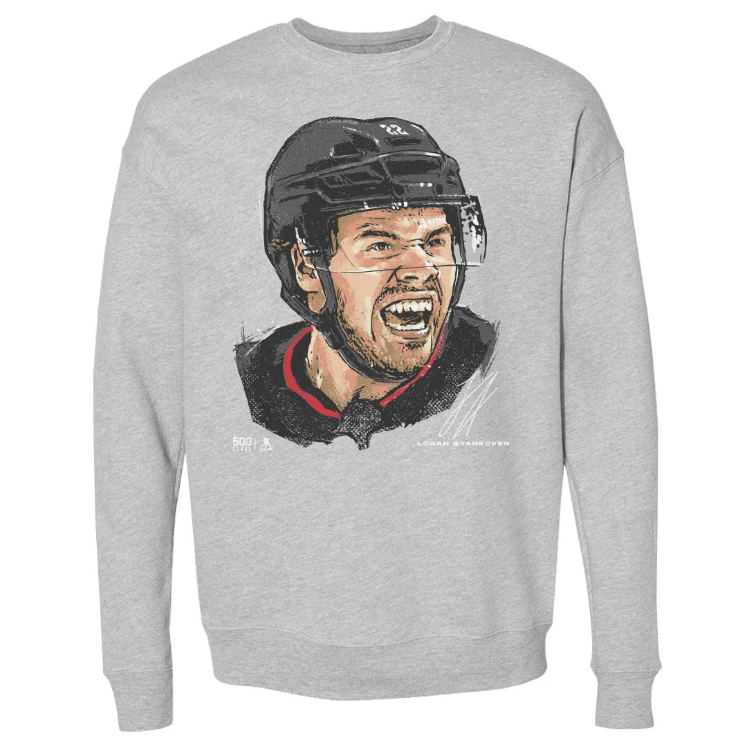 Logan Stankoven Carolina Portrait WHT sold by 500 Level product image thumbnail 2