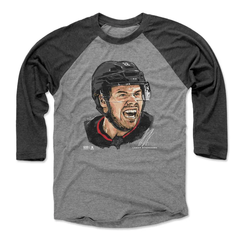 Logan Stankoven Carolina Portrait WHT sold by 500 Level