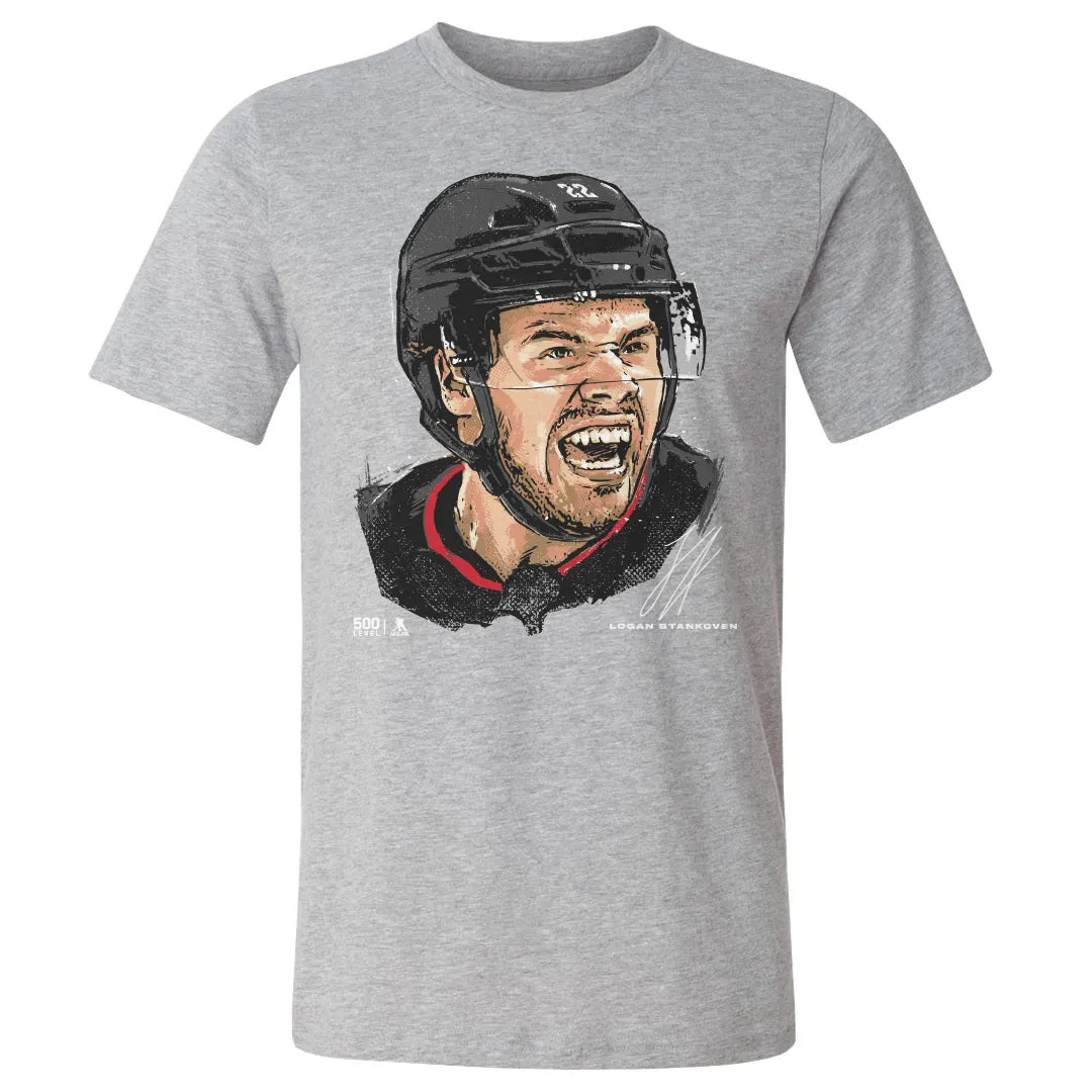 Logan Stankoven Carolina Portrait WHT sold by 500 Level product image thumbnail 2