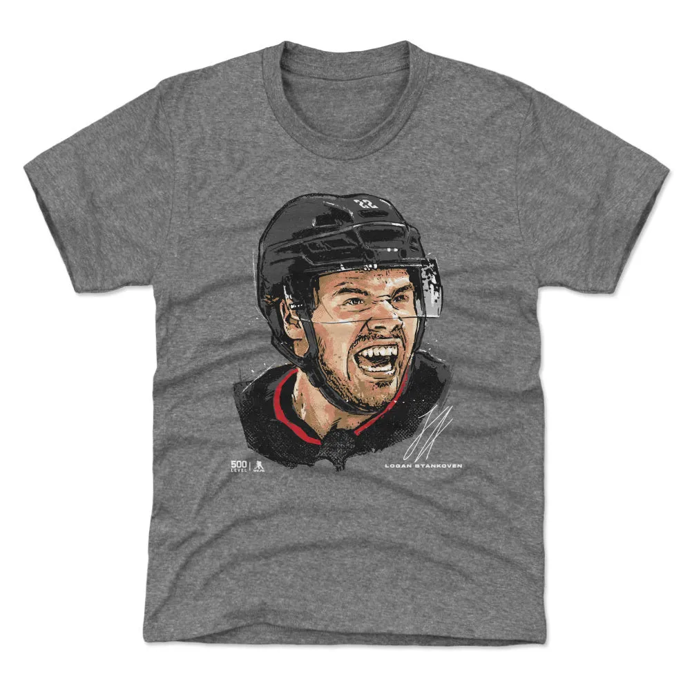 Logan Stankoven Carolina Portrait WHT sold by 500 Level product image thumbnail 2