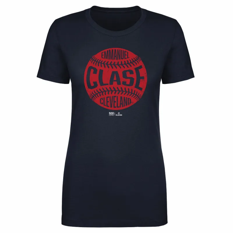 Emmanuel Clase Cleveland Vintage Baseball WHT made by 500 Level