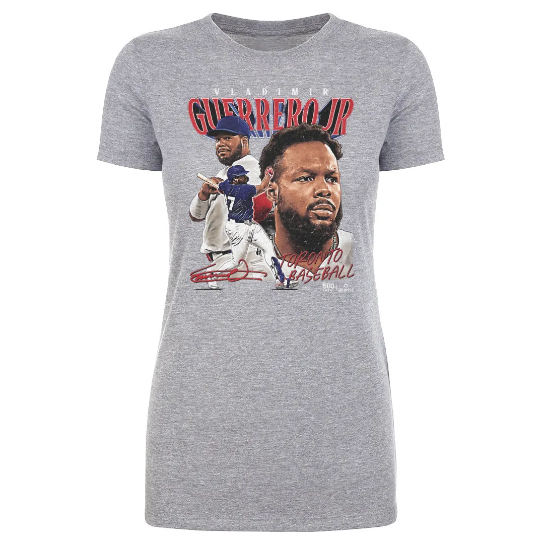 Vladimir Guerrero Jr. Toronto Vintage WHT sold by 500 Level