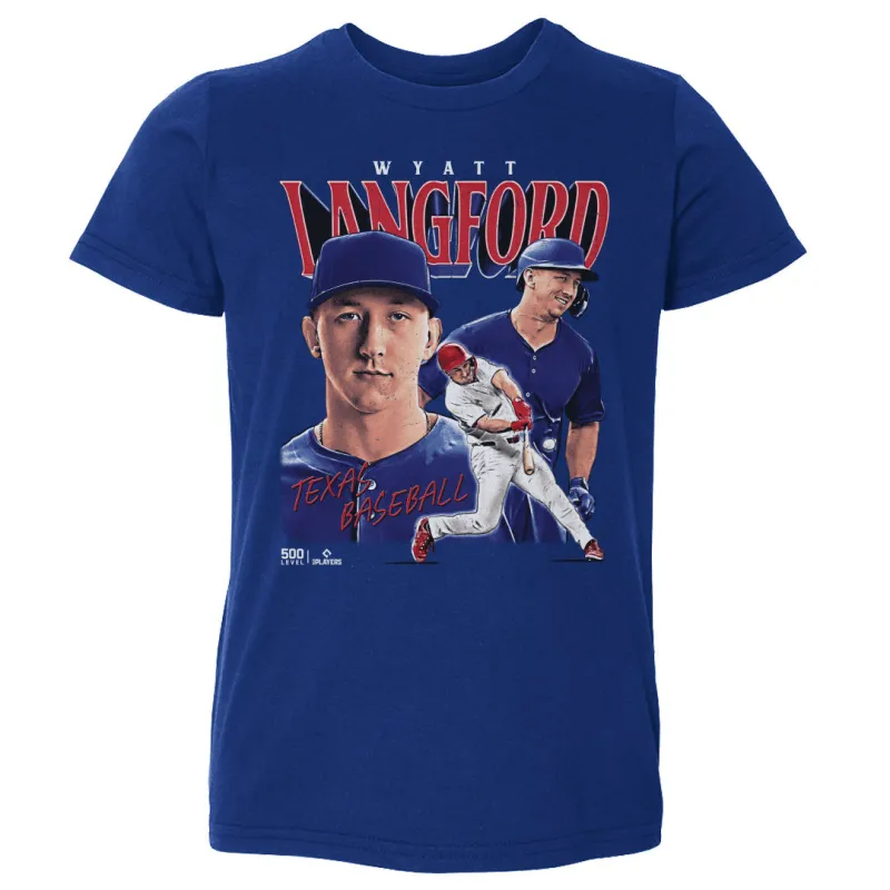 Wyatt Langford Texas Vintage WHT sold by 500 Level