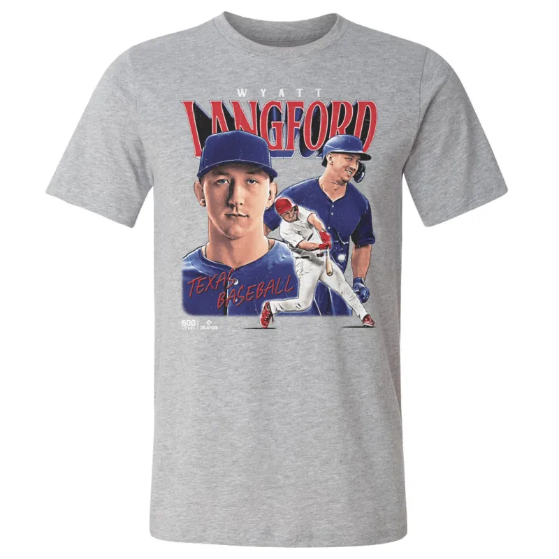 Wyatt Langford Texas Vintage WHT sold by 500 Level