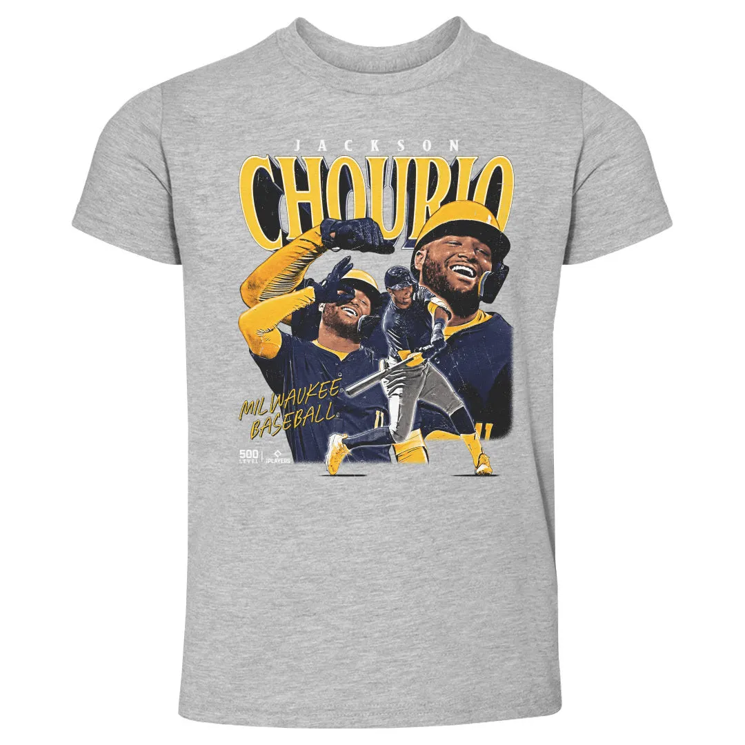 Jackson Chourio Milwaukee Vintage WHT sold by 500 Level