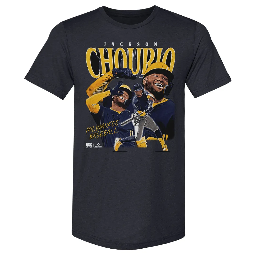 Jackson Chourio Milwaukee Vintage WHT sold by 500 Level