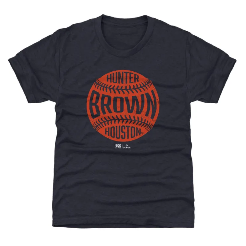 Hunter Brown Houston Vintage Baseball WHT sold by 500 Level